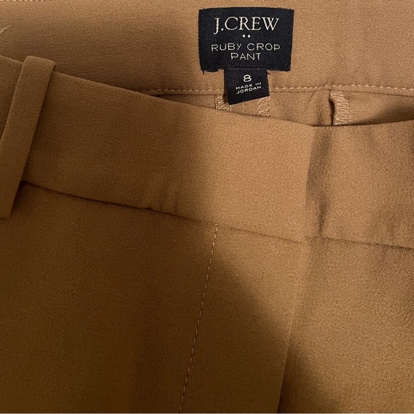 J Crew Slim Cropped Ruby Pant in Twill - Picture 2 of 7